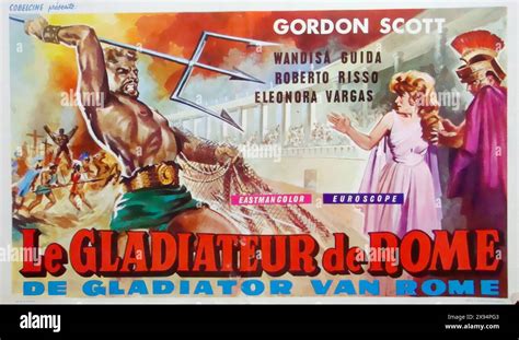 Gladiator movie poster hi-res stock photography and images - Alamy