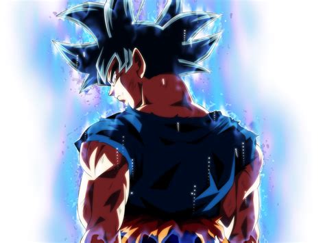 Ultra Instinct Omen Goku W Aura By Blackflim On Deviantart