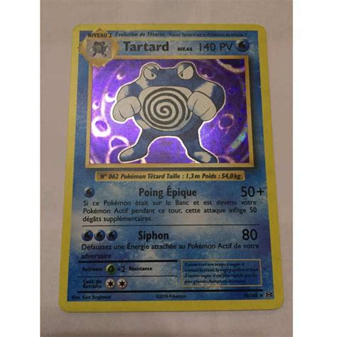 Carte Pok Mon Tartard Rare Holographique Xy Evolutions