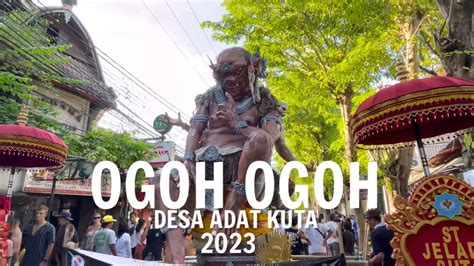 Festival Ogoh Ogoh Desa Adat Kuta 2023 Surya Malya Channel YouTube