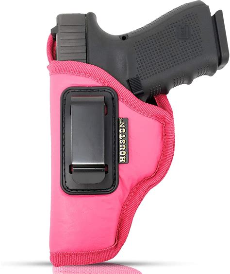 IWB Pink Gun Holster by Houston - ECO Leather Concealed Carry Soft Mat ...