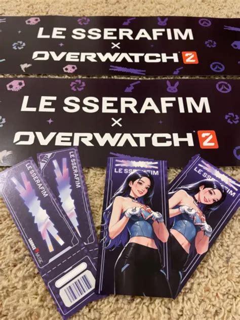 BLIZZCON 2023 LE SSERAFIM X OVERWATCH 2 Commemorative Ticket Member