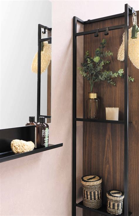 Black And Wood Bathroom Accessories Creating A Stylish And Natural