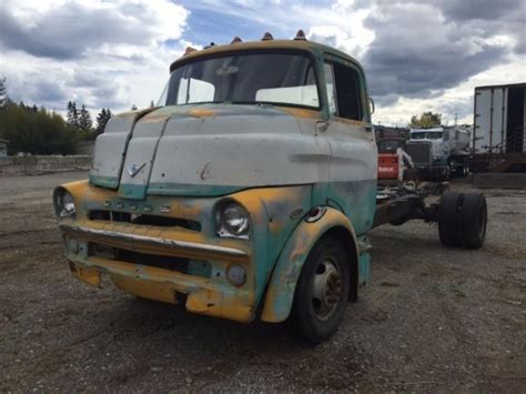 No Reserve 1959 Dodge D00 Coe Truck Cabover Cab And Chassis Rat Hot Rod Project For Sale Photos