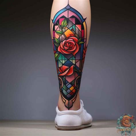 Shattering The Mold The Timeless Beauty Of Stained Glass Window Tattoos 60 Designs Inktat2