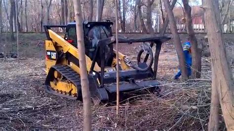 Cat 289 D High Flow And Forestry Mulcher Hm 315 Youtube