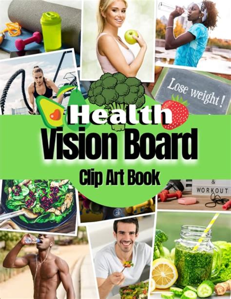 Health Vision Board Clip Art Book Pictures Quotes And Words For