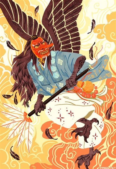 Tengubysolaroid Japanese Mythical Creatures Japanese Mythology