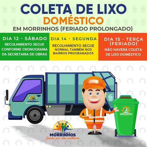 Coleta De Lixo Dom Stico No Feriado Prolongado Plant O Morrinhos