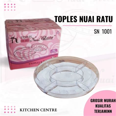 Jual Toples Nuai Ratu Sekat 5 SN 1001 Toples Ratu Toples Coklat