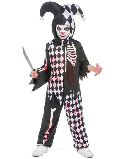 Costume Da Giullare Insanguinato Per Bambino Vegaoo