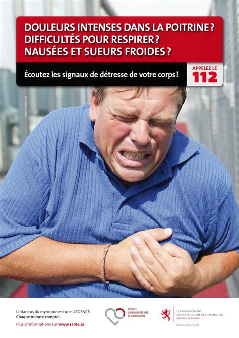 Affiche Linfarctus du myocarde une urgence Portail Santé