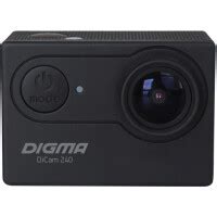 Характеристики Экшн-камера Digma DiCam 240 (черный) - 5element.by