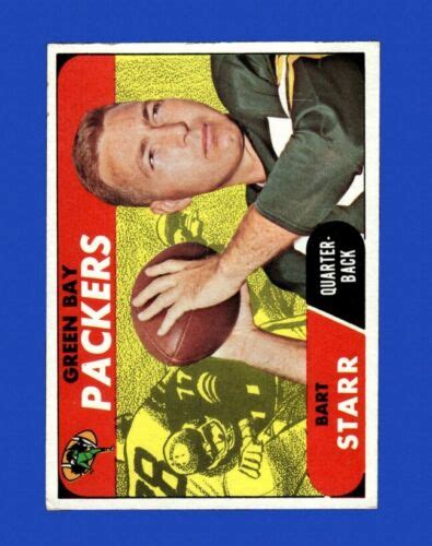 1968 Topps Set Break 1 Bart Starr VG VGEX GMCARDS EBay