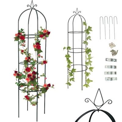 PERGOLA OGRODOWA NA KWIATY TARASOWA METALOWA 190CM 13596507864