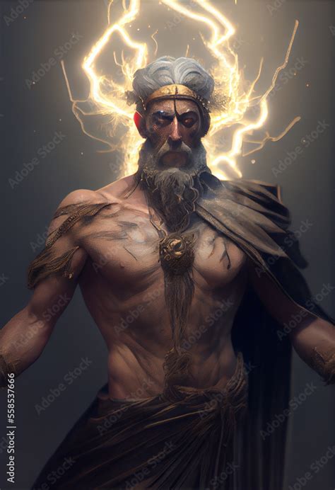 SUMERIAN GOD ANU - Digital illustration - Generated by Artificial ...