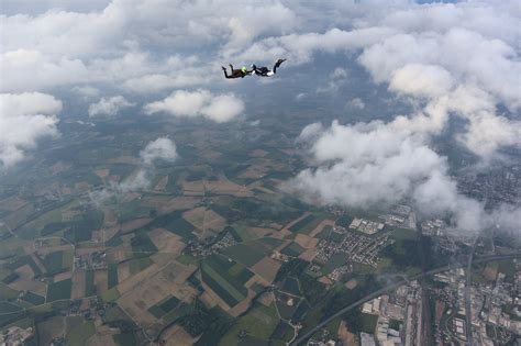 Skydiving Freefall Clouds Bird S Free Photo On Pixabay Pixabay