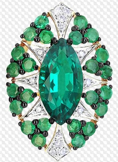 Emerald Jewelry With Emerald Png Psd Transparent Background