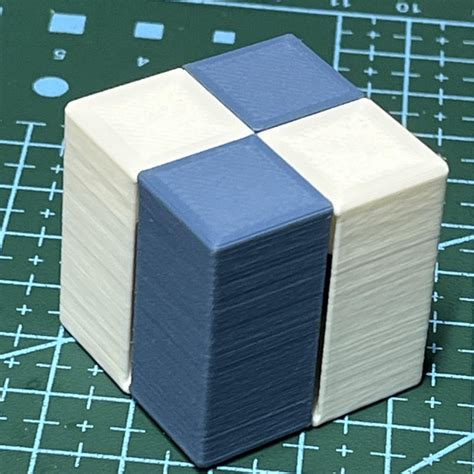 3d Printable Another Cube Puzzle By Zaphod Beeblebrox