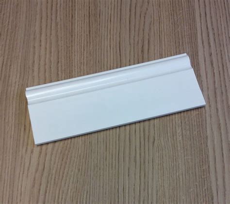 White Pvc Taurus Skirting Board Plastic 95mm X 25m Bathroom And Cladding