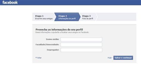 Como Criar Conta No Facebook Cadastrar Conta Grátis