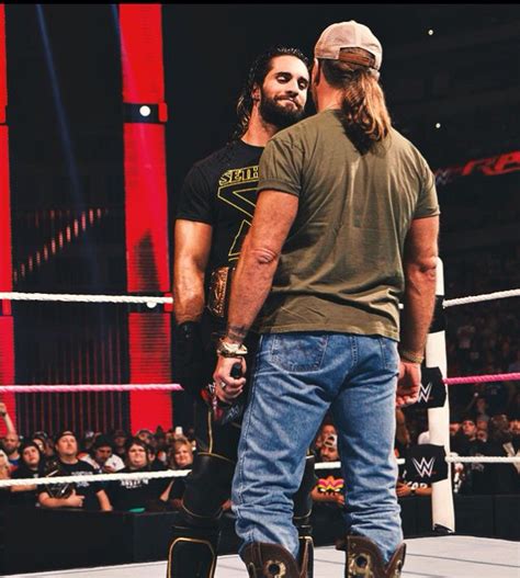 Seth Rollins And Shawn Michaels Shawn Michaels Wwe Pictures