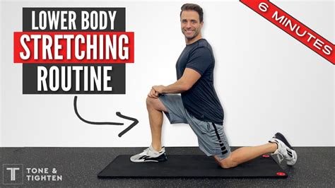 6 Min Lower Body Stretch Routine Flexibility And Cool Down YouTube