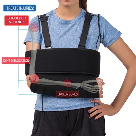 Orthopedic Medical Arm Sling Shoulder Immobilizer Rotator Cuff Wrist