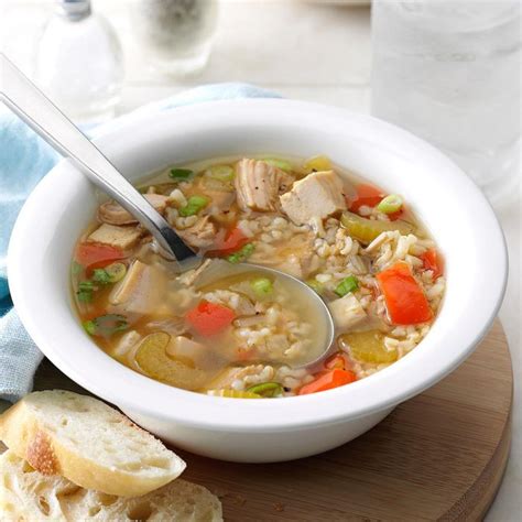 Brown Rice Turkey Soup Recipe How To Make It