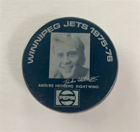 Winnipeg Jets 1975 76 Pepsi Pucks Joe Daleys Sports And Framing