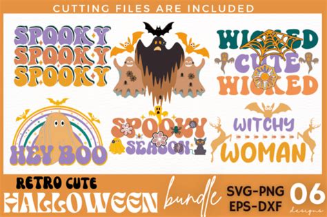 Retro Halloween Svg Bundle Graphic By Craftart Creative Fabrica