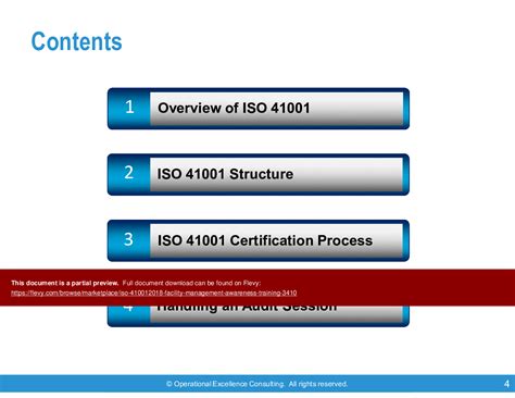 Ppt Iso Facility Management Awareness Training Slide