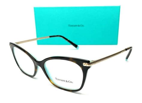 Tiffany TF2194 8134 Havana Women Square Demo Lens Eyeglasses Frame - Apr 22, 2022 | Bidhaus in NY