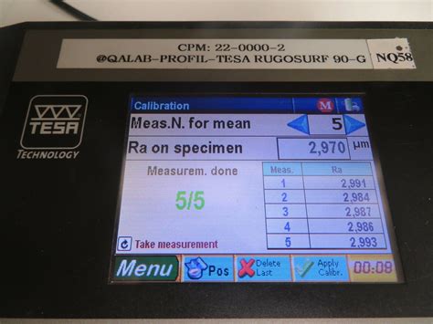 Tesa Rugosurf G Roughness Gauge Profilometer Surface Finish Nq