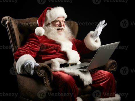 Santa Claus Computer Stock Photos, Images and Backgrounds for Free Download