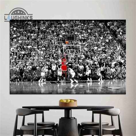 Michael Jordan Last Shot Poster Michael B Jordan Basketball Framed ...