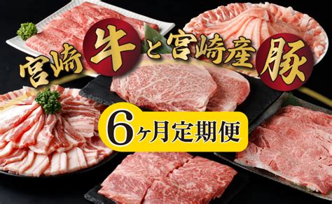 Ku305 【定期便・全6回】宮崎牛と宮崎産豚肉 6ヶ月定期便！計37kg 宮崎県串間市 セゾンのふるさと納税