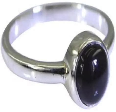 Buy Chopra Gems Jewellery Brass Black Hakik Astrological Stone Ring