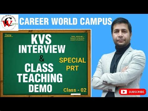 Kvs Interview And Class Teaching Demo Special For PRT And Helping For