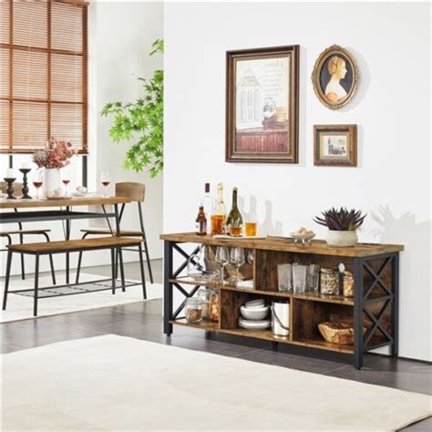 Rustic Quadruple Cross TV Unit Yovani