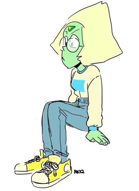 A Drawing Of A Person Sitting On Top Of A Pair Of Yellow Shoes And