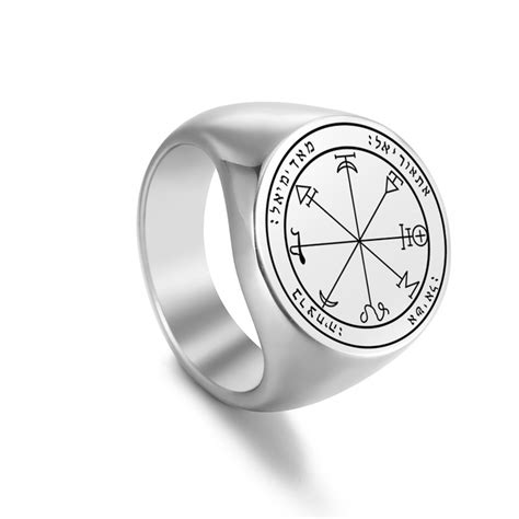 King Solomon Magic Ring For Courage And Ambition The First Pentacle Of