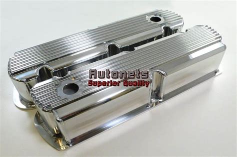 Small Block Ford Polished Fabricated Finned Aluminum V8 260 351w Valve