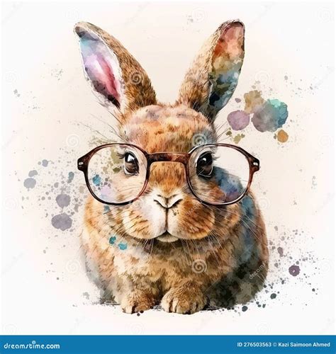 bunny water color 2