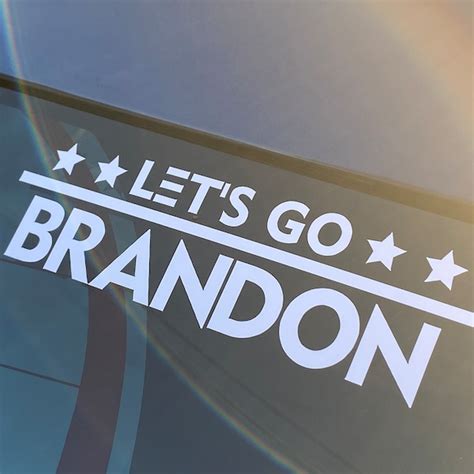 Lets Go Brandon Fjb Stickers Etsy