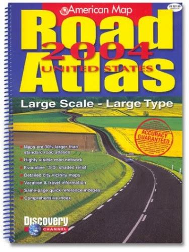 United States Road Atlas By American Map Corporation Used