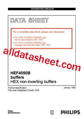 Hef Bt Datasheet Pdf Nxp Semiconductors