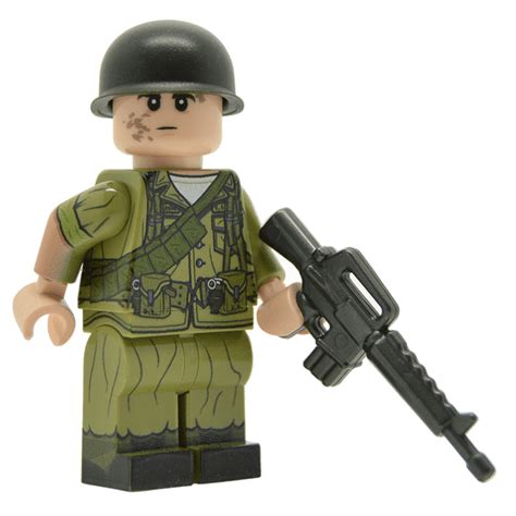 Ww2 Army 82nd Airborne Paratrooper Custom Lego Military Minifigure