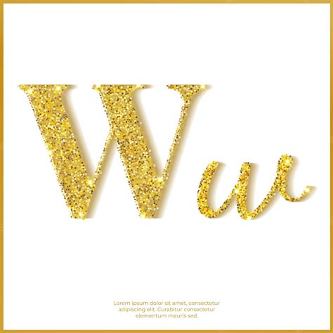 Premium Vector | Gold glitter font