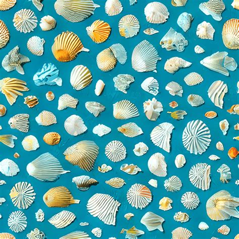 Fractal Sea Designs Ocean Colors Realistic Fish And Shells · Creative